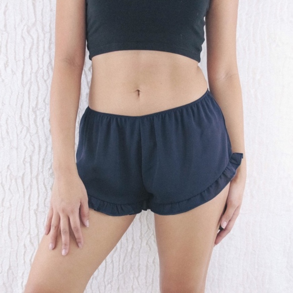 3 for $30 - EUC Navy frill soft shorts